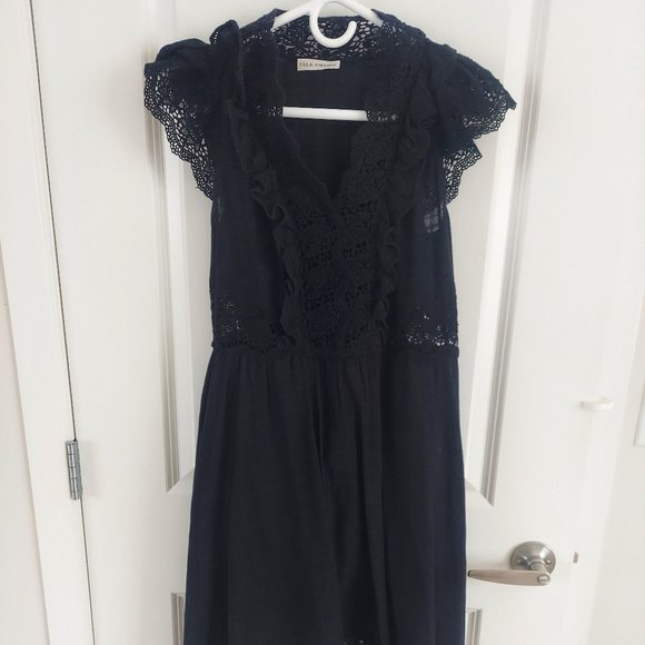 Ulla Johnson black Lace Lavinia Dress size 2 (XS) - Picture 1 of 5